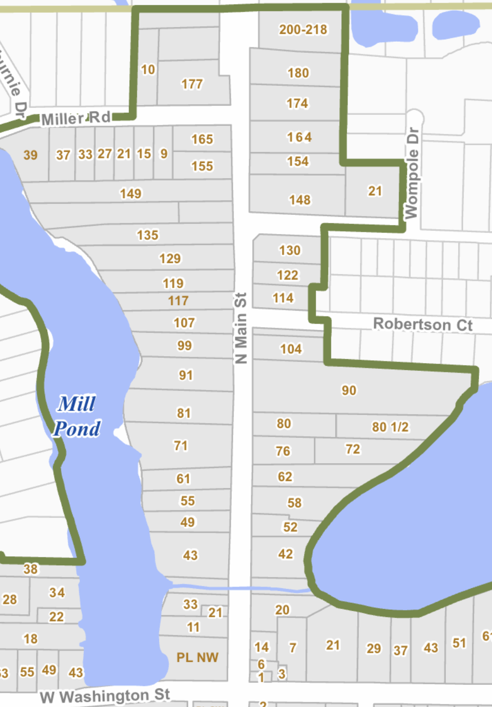 Main street map